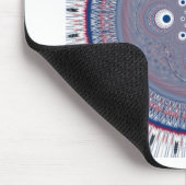 Radiales Design-Kunstwerk Mousepad (Ecke)