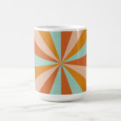 Radiales Design Tasse – Retro Burst Kaffeetasse (Mittel)