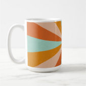 Radiales Design Tasse – Retro Burst Kaffeetasse (Links)