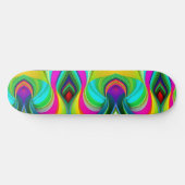 Radiales, helles Poppen-Design Skateboard (Horizontal)