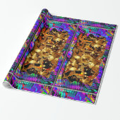 Radiales Steampunk-6-Wrapping-Papier Geschenkpapier (Ungerollt)