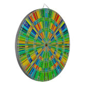 Radialfarbiges Muster Dartscheibe (Vorderseite Links)