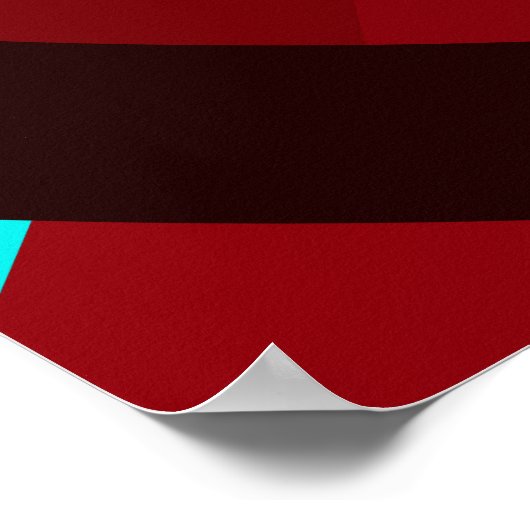 Radialfliesen Poster (Ecke)