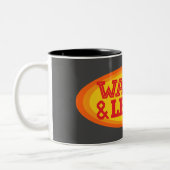 Radialoval ansehen und lernen zweifarbige tasse (Links)