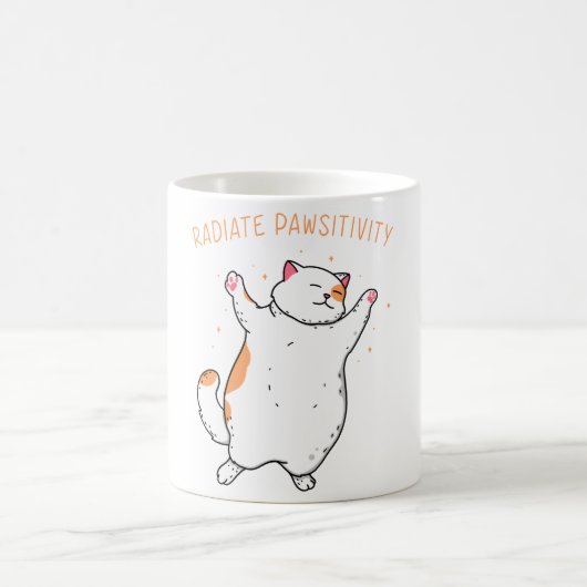 RadialPawsitivität Kaffeetasse (Mittel)
