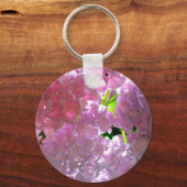 Radialrosa Hydrangeas, rosa Blume, rosa Blume Schlüsselanhänger (Vorderseite)