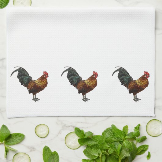 Radialroster Geschirrtuch (Gefaltet)