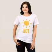 Radialsonne - Hot & Bold Design Tri-Blend Shirt (Vorderseite voll)