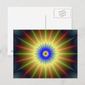 Radialsternkarte Postkarte (Vorne/Hinten)