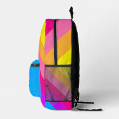 Radialstreifen Bedruckter Rucksack (Rechts)