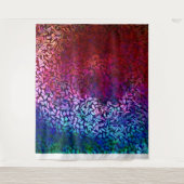 Radialstrudel-Muster multi - Tapisserie Wandteppich (Vorderseite)