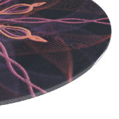 Radialsymmetrie-Blumendesign Schneidebrett (Ecke)