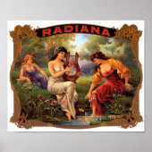 Radiana Cigar Label Poster (Vorne)