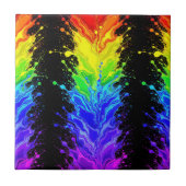 „Radiance“ – Ein abstraktes Pride-Muster  Fliese (Vorderseite)