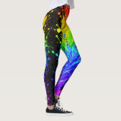 „Radiance“ – Ein abstraktes Pride-Muster  Leggings (Rechts)