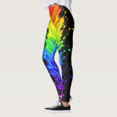 „Radiance“ – Ein abstraktes Pride-Muster  Leggings (Links)