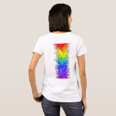 „Radiance“ – Ein abstraktes Pride-Muster T-Shirt (Schwarz voll)
