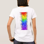 „Radiance“ – Ein abstraktes Pride-Muster T-Shirt (Rückseite)