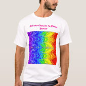 „Radiance“ – Ein abstraktes Pride-Muster T-Shirt (Vorderseite)