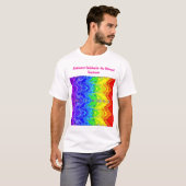 „Radiance“ – Ein abstraktes Pride-Muster T-Shirt (Vorne ganz)