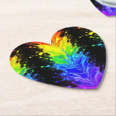 „Radiance“ – Ein abstraktes Pride-Muster Untersetzer (angewinkelt)