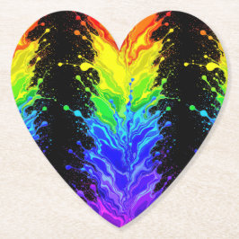 „Radiance“ – Ein abstraktes Pride-Muster Untersetzer