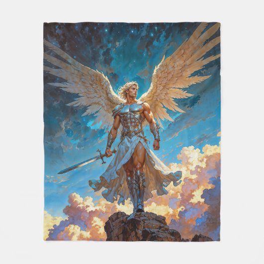 Radiance of Justice Archangel Michael Fleecedecke (Vorderseite)