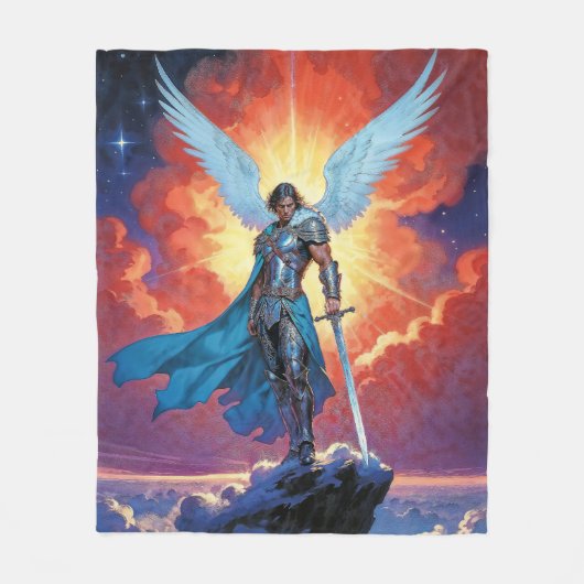 Radiance of Justice Archangel Michael Fleecedecke (Vorderseite)