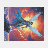 Radiance of Justice Archangel Michael Fleecedecke (Vorderseite (Horizontal))
