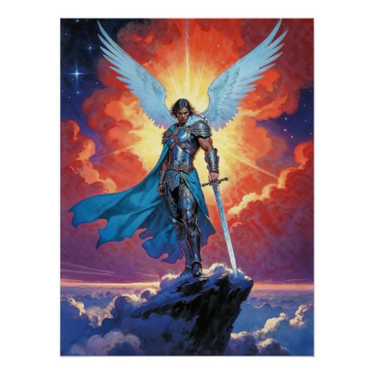 Radiance of Justice Archangel Michael Poster (Vorderseite)