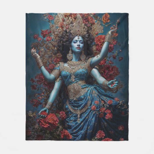 Radiance of Kali Fleecedecke (Vorderseite)