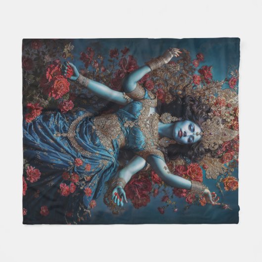 Radiance of Kali Fleecedecke (Vorderseite (Horizontal))