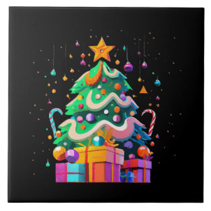 Radiance-Weihnachtsbaum-Magie Fliese