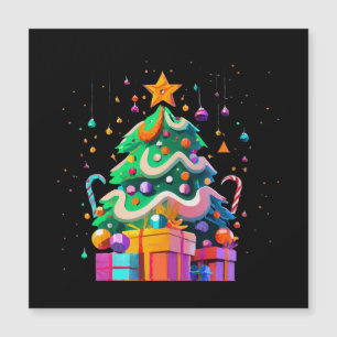Radiance-Weihnachtsbaum-Magie Magnetkarte