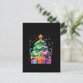 Radiance-Weihnachtsbaum-Magie Postkarte (Stehend Vorderseite)