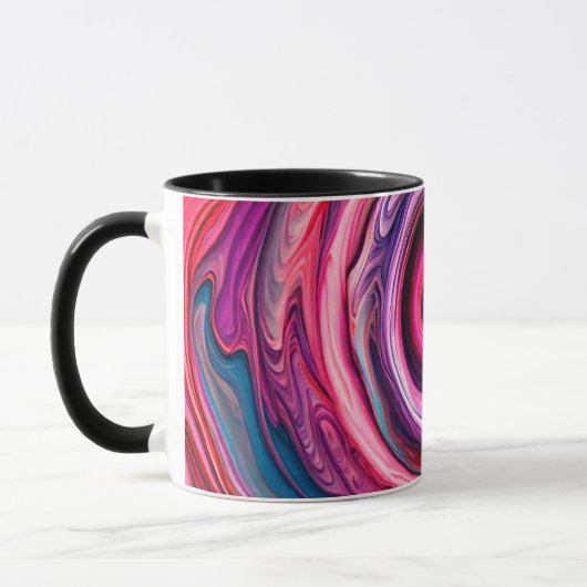 "Radiant Abstrakt Dance" Tasse (Links)