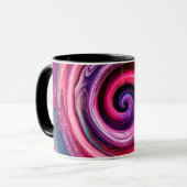 "Radiant Abstrakt Dance" Tasse (Vorderseite Links)