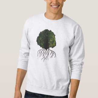 Radiant Afro Woman Modern Art Collage Sweatshirt
