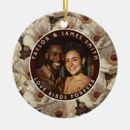 Radiant Anemones Accent Spring Wedding Keramik Ornament