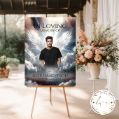 Radiant Angel Ascension Memorial Poster