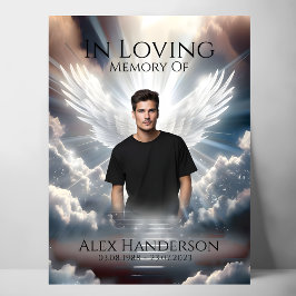 Radiant Angel Ascension Memorial Poster