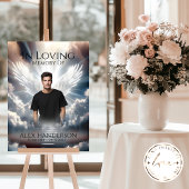 Radiant Angel Ascension Memorial Poster
