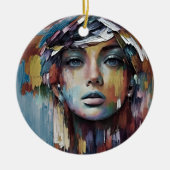 Radiant Beauty Unleashed Keramik Ornament (Vorne)