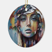 Radiant Beauty Unleashed Keramik Ornament (Links)