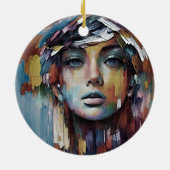 Radiant Beauty Unleashed Keramik Ornament (Hinten)