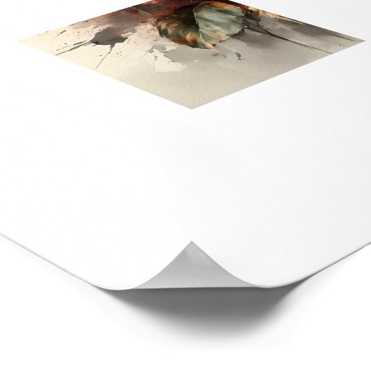 Radiant Begonia Bloom Poster (Ecke)