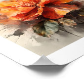 Radiant Begonia Bloom Poster (Ecke)