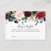 Radiant Bloom Baby Duschduschabwaschkarten Begleitkarte (Vorderseite)