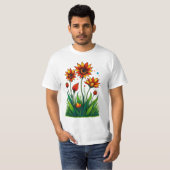 Radiant Bloom Burst T-Shirt (Vorne ganz)