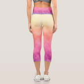 Radiant Bloom Capri Leggings (Rückseite)